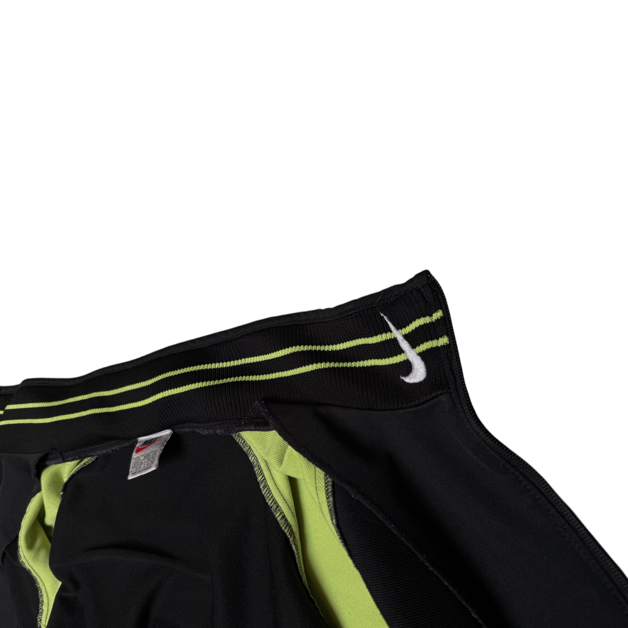 Nike Vintage Track Jacket – Black with Lime Green Panels