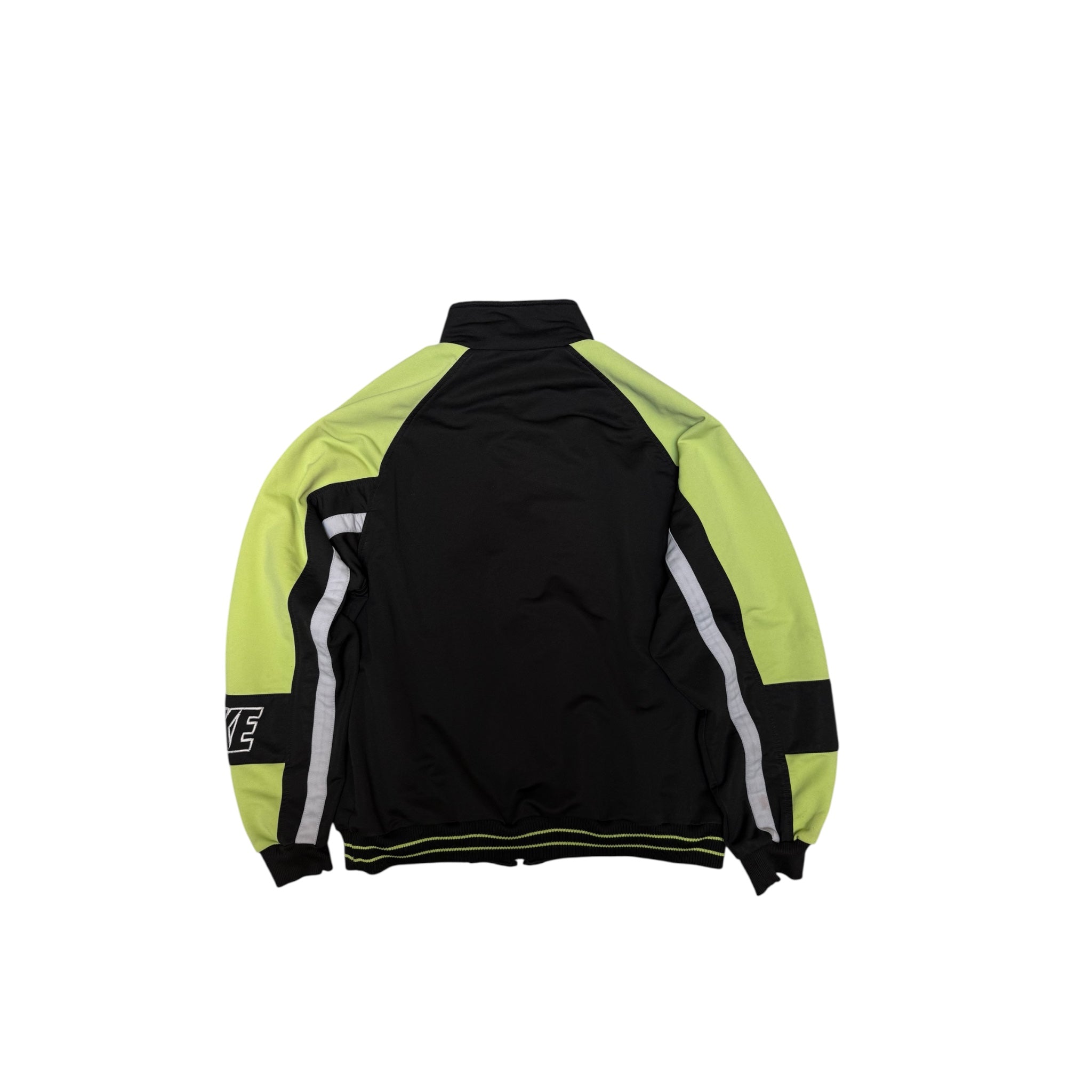 Nike Vintage Track Jacket – Black with Lime Green Panels
