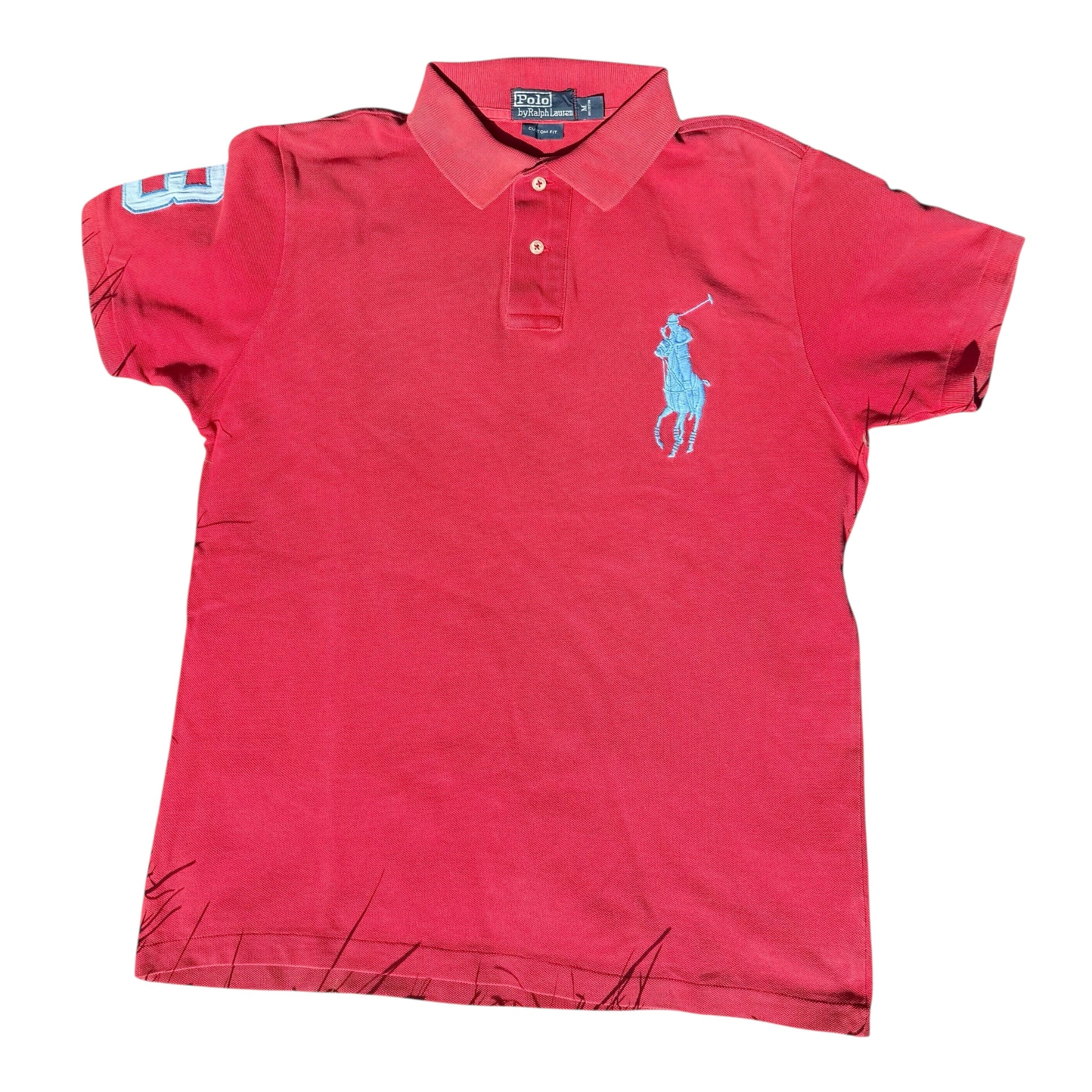 Polo Ralph Lauren Big Pony Polo – Vintage Red with Blue Embroidery