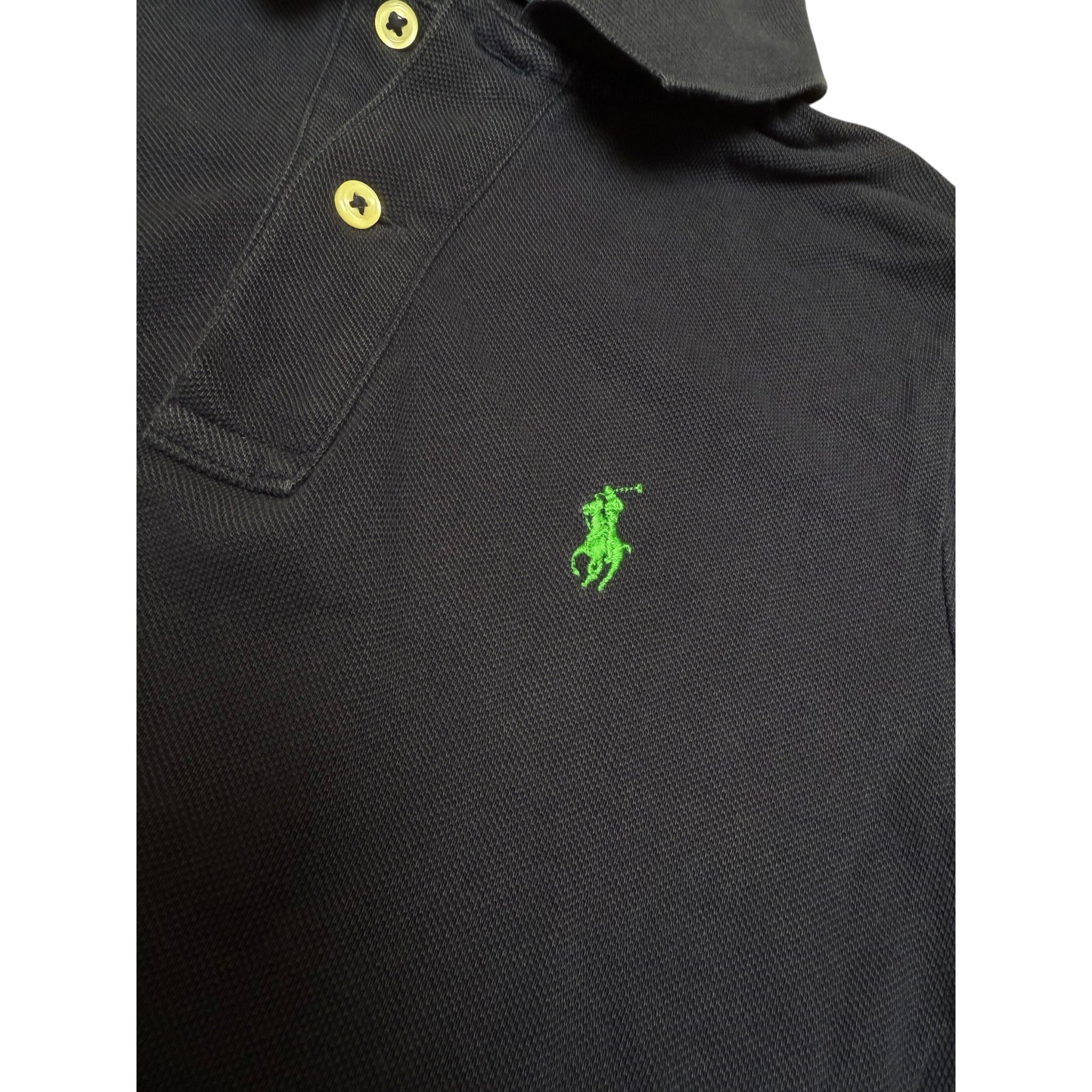Ralph Lauren Polo Shirt – Navy Blue with Green Pony Logo