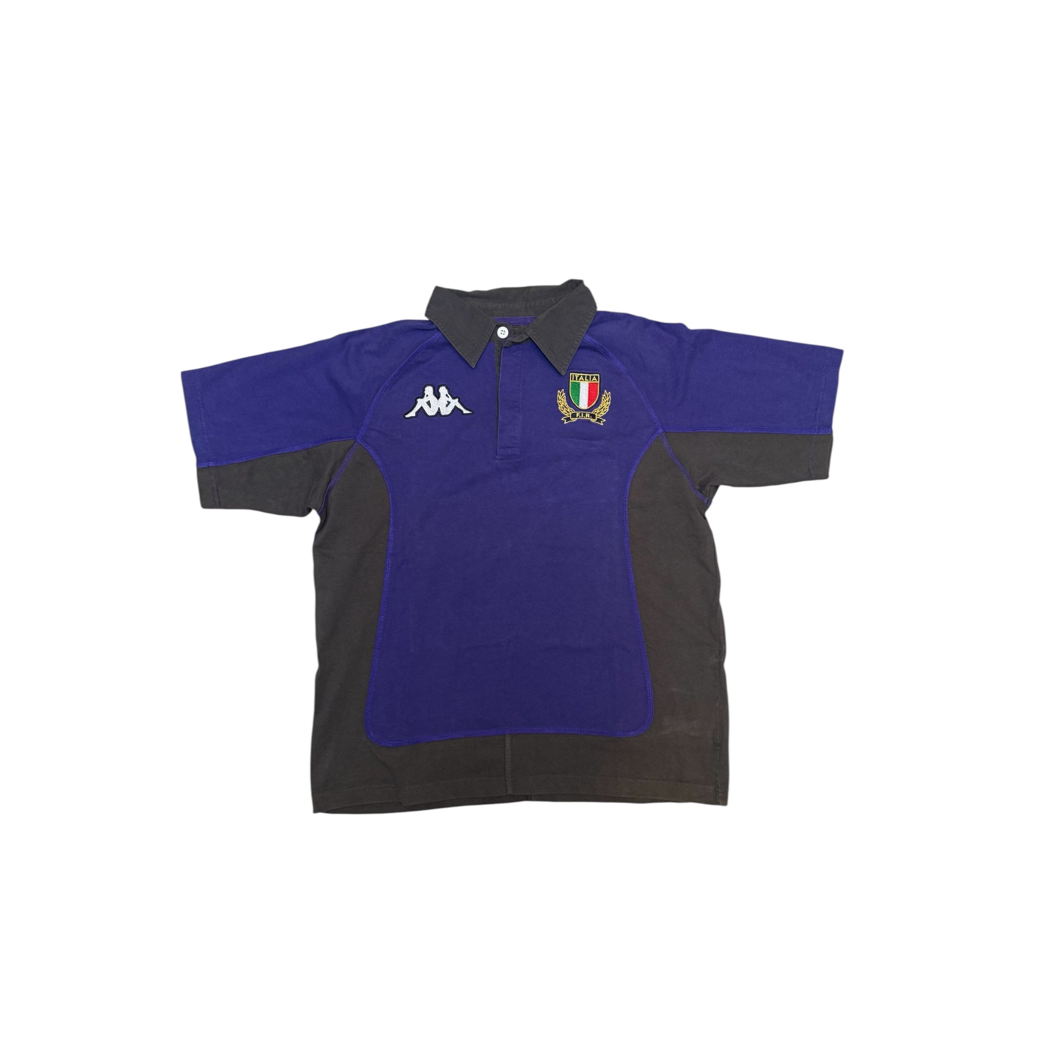Kappa Italia Rugby Vintage Polo – Purple/Black
