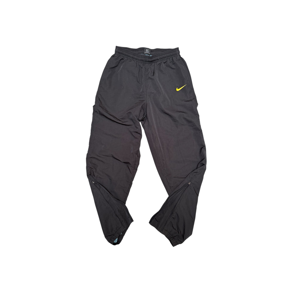 Nike Vintage Track Pants – Black with Yellow Swoosh