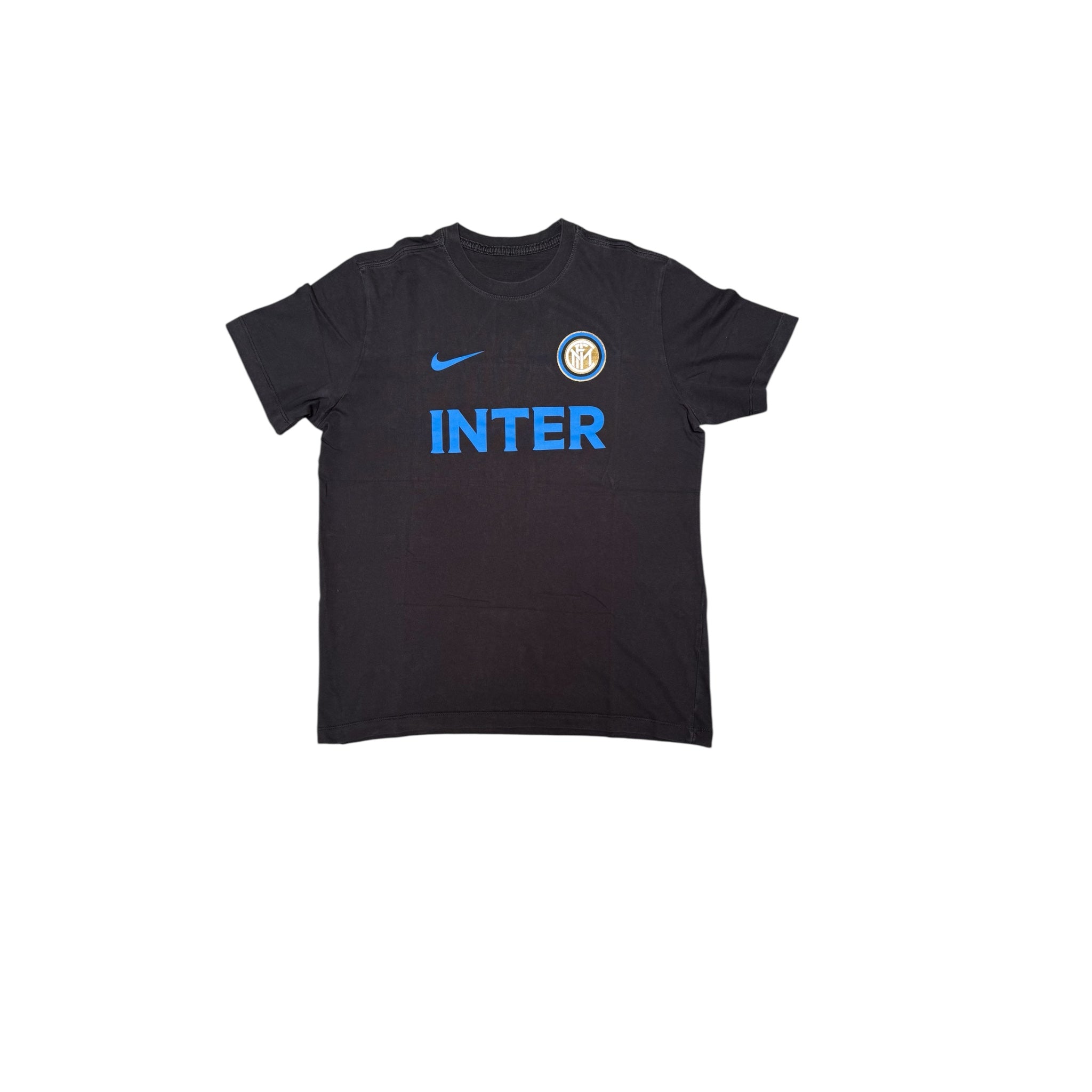 Nike Inter Milan T-Shirt – Vintage Black with Blue Print