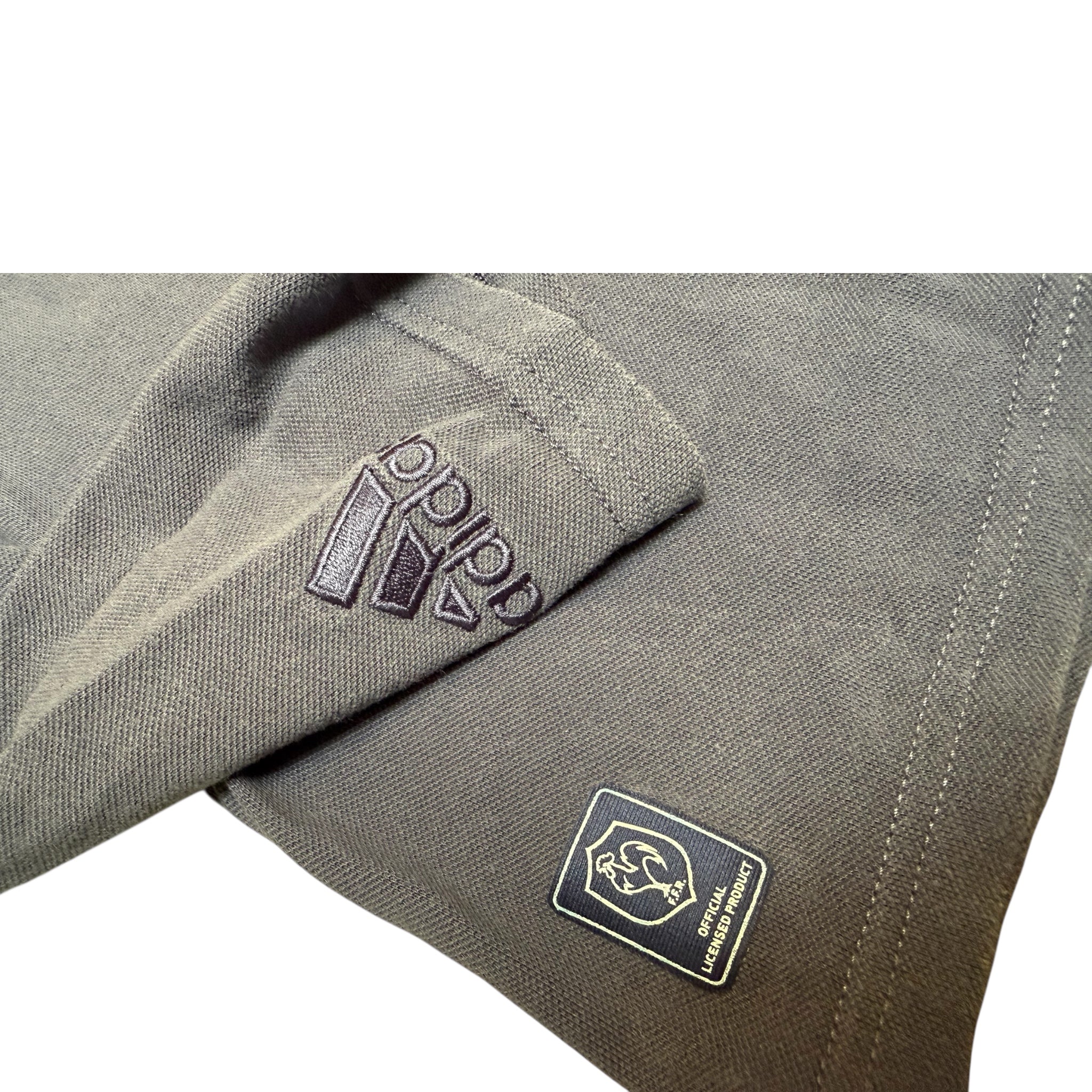 Adidas Vintage Long-Sleeve Polo – Navy Blue with “1919” Embroidery