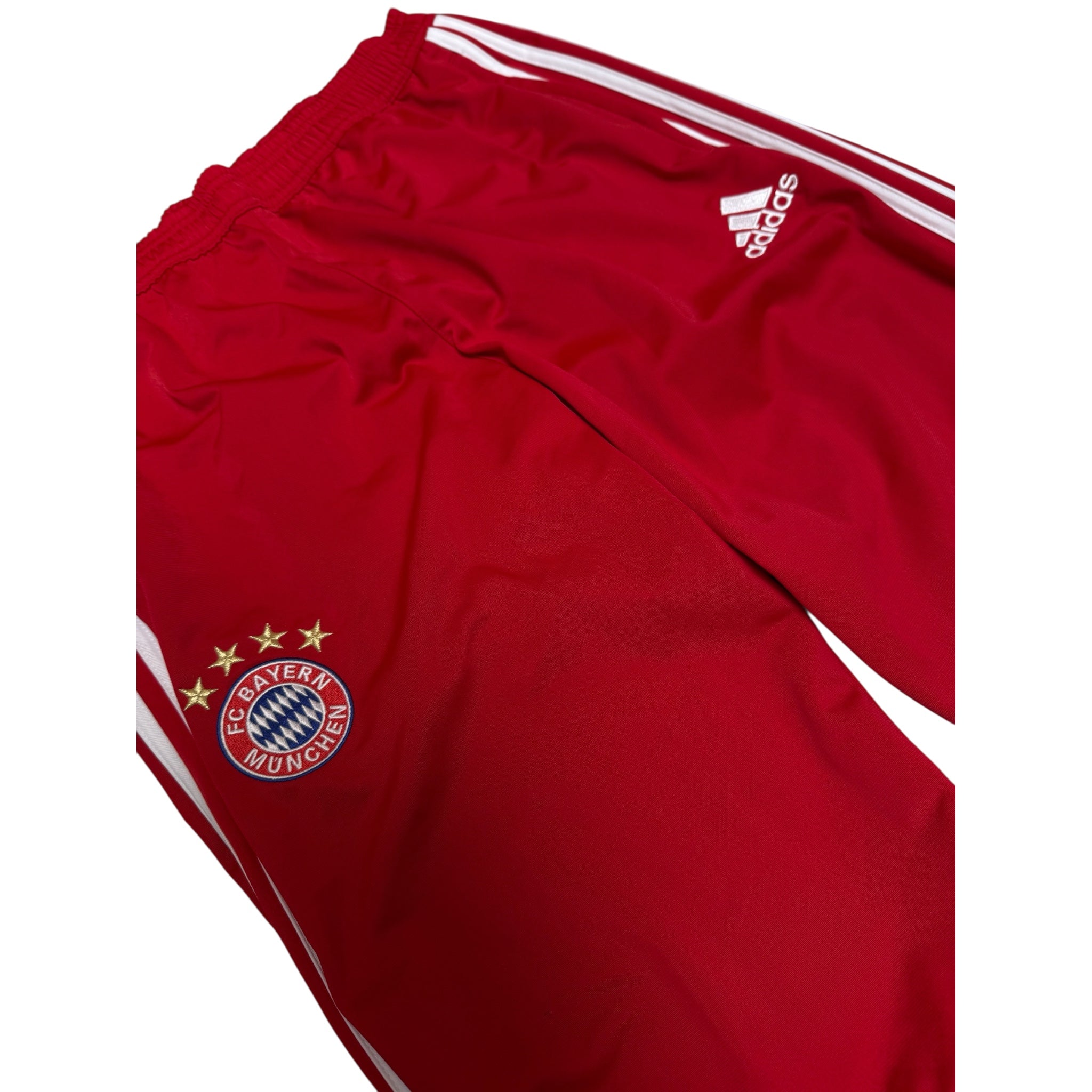 Adidas x Bayern Munich Vintage Track Pants – Red with 3-Stripes