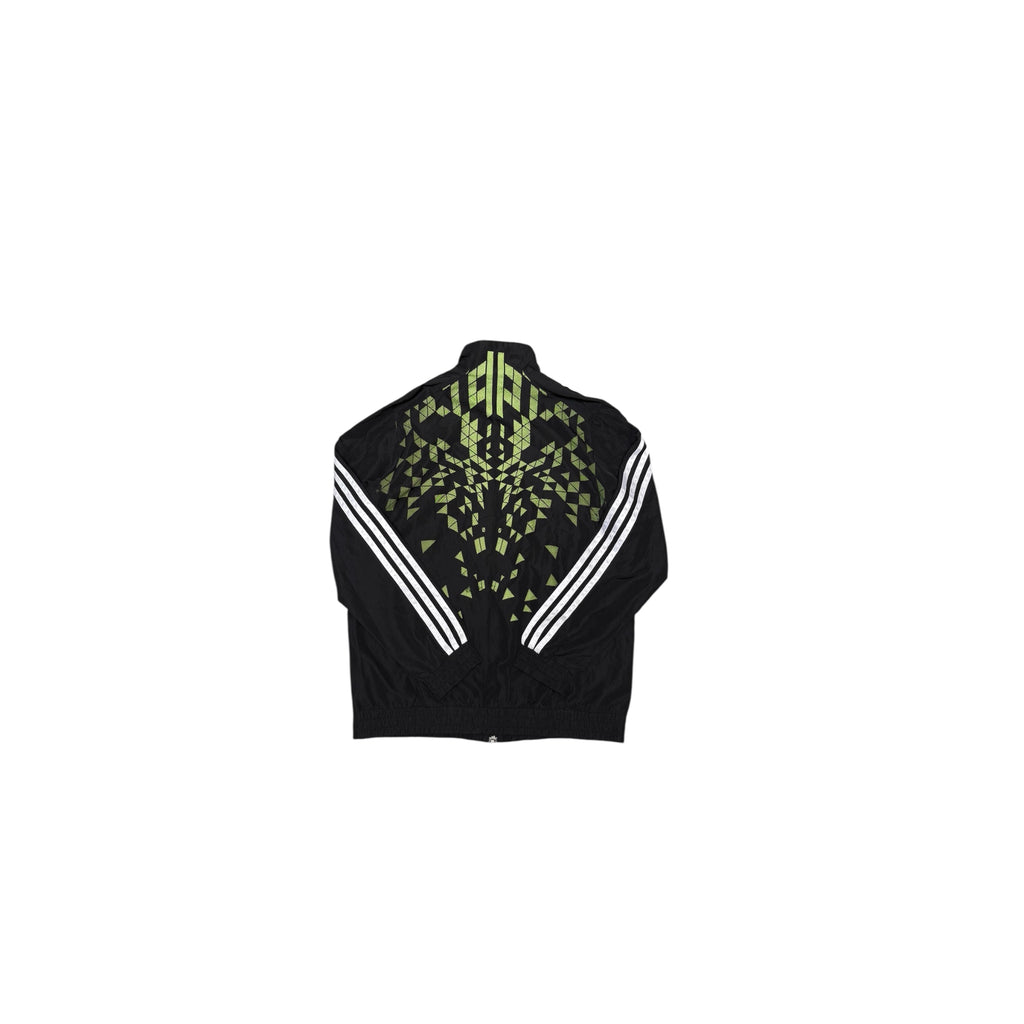 Adidas F50 Track Jacket – Vintage Black with Neon Green Details