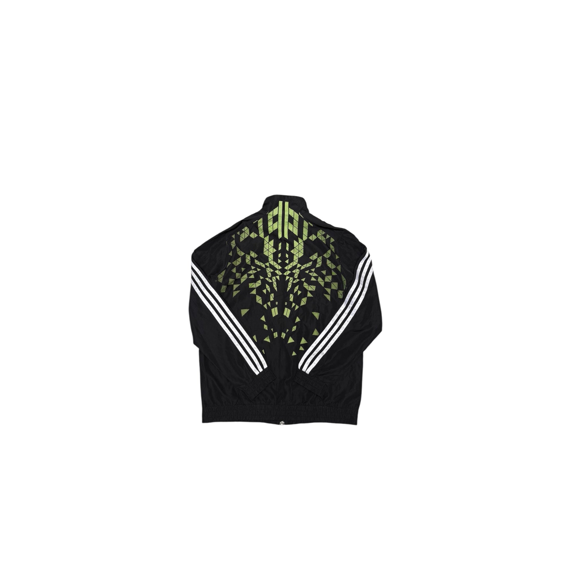 Adidas F50 Track Jacket – Vintage Black with Neon Green Details