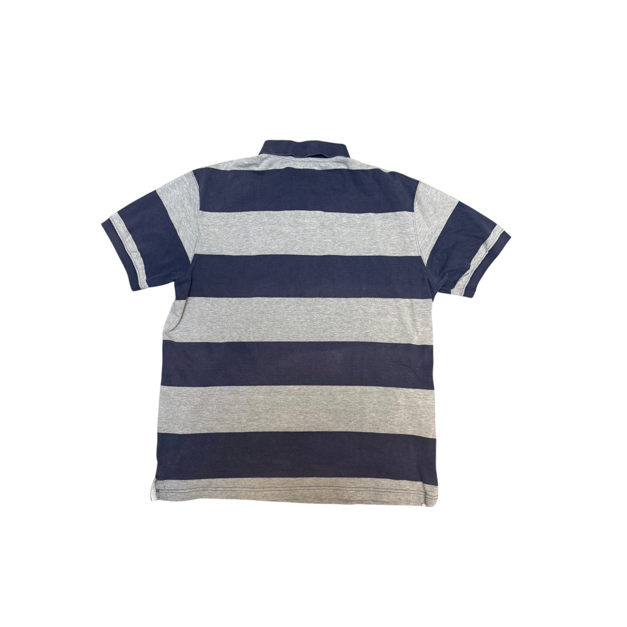 Kappa Italia Rugby Vintage Polo – Navy/Grey Striped
