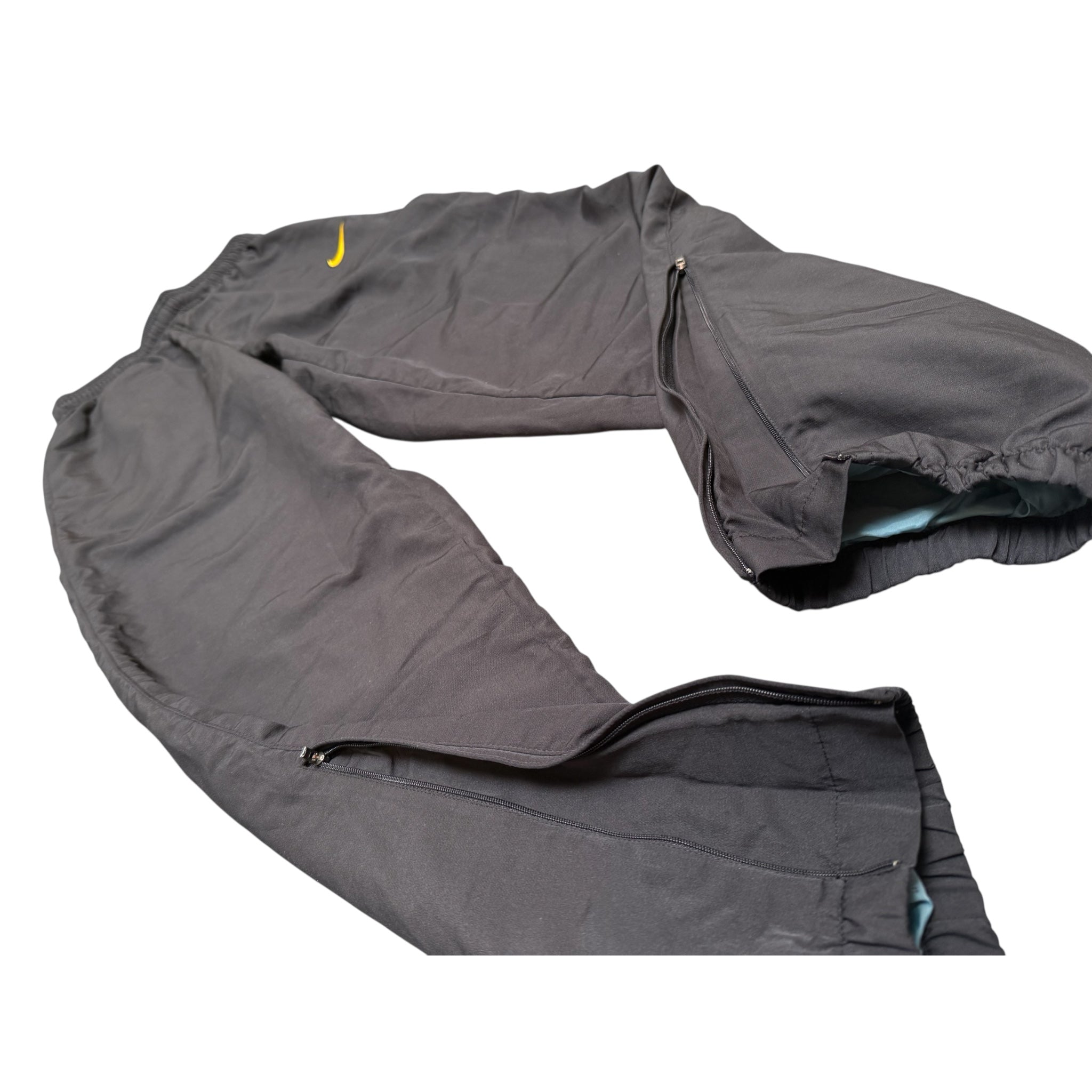 Nike Vintage Track Pants – Black with Yellow Swoosh
