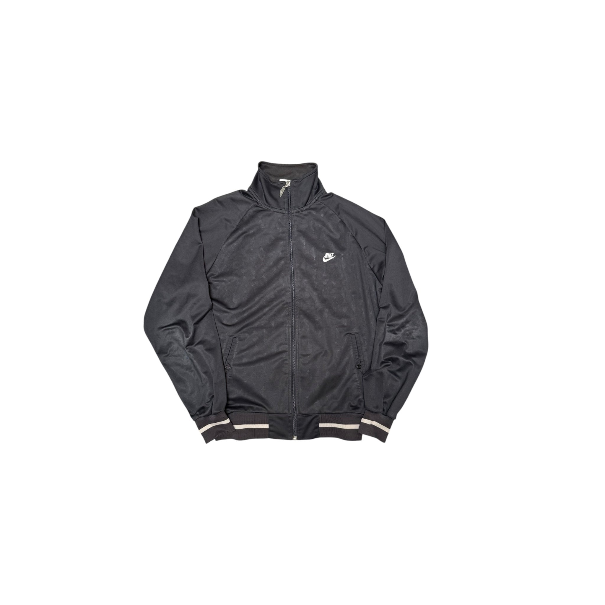 Nike Track Jacket – Vintage Black Minimalist Classic